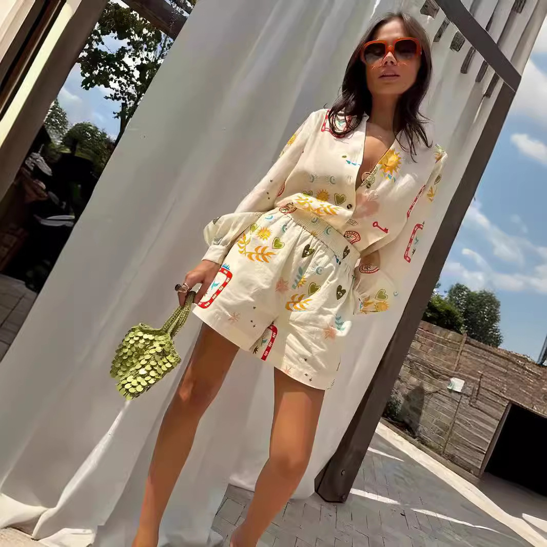 Completo Casual da Donna 2 Pez - Romper Floral Print recensione e prezzo
