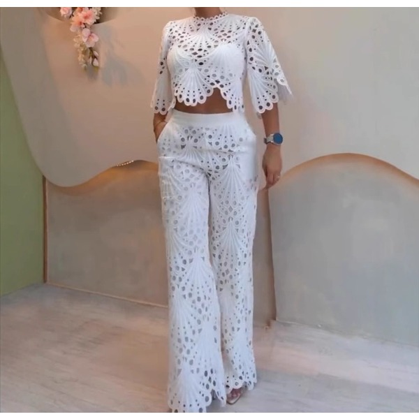 2 pezzi vestito donna nuova es - Crop Top Crochet recensione e prezzo