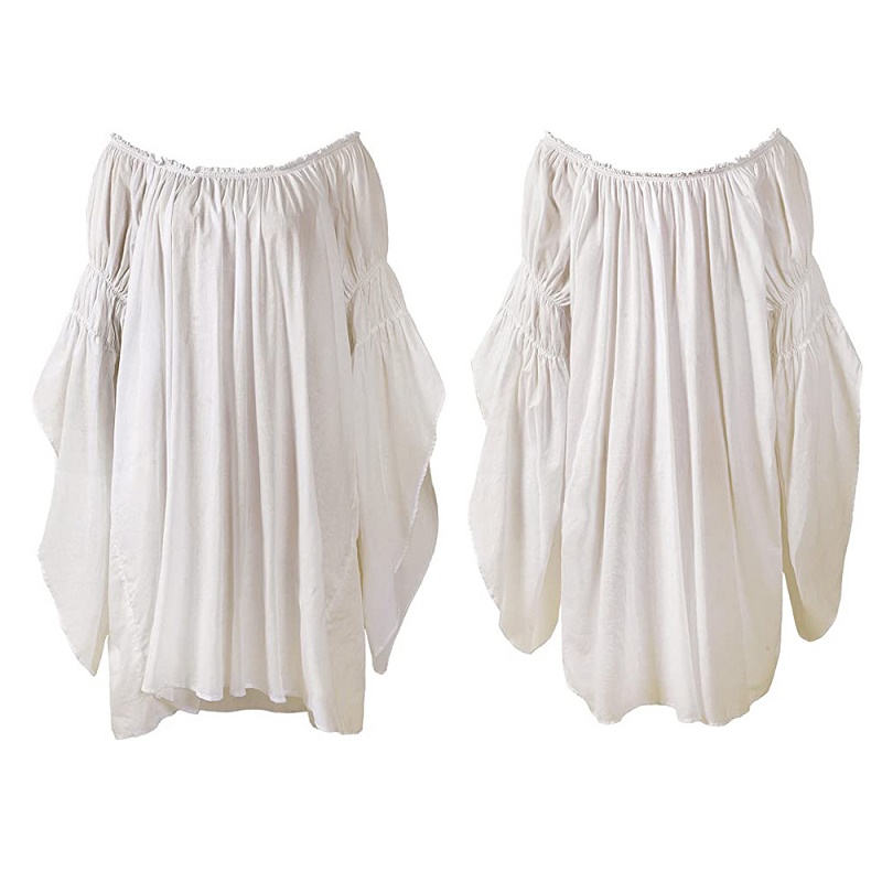 Camicetta Vintage Medievale Ri - Blouse Off Shoulder recensione e prezzo