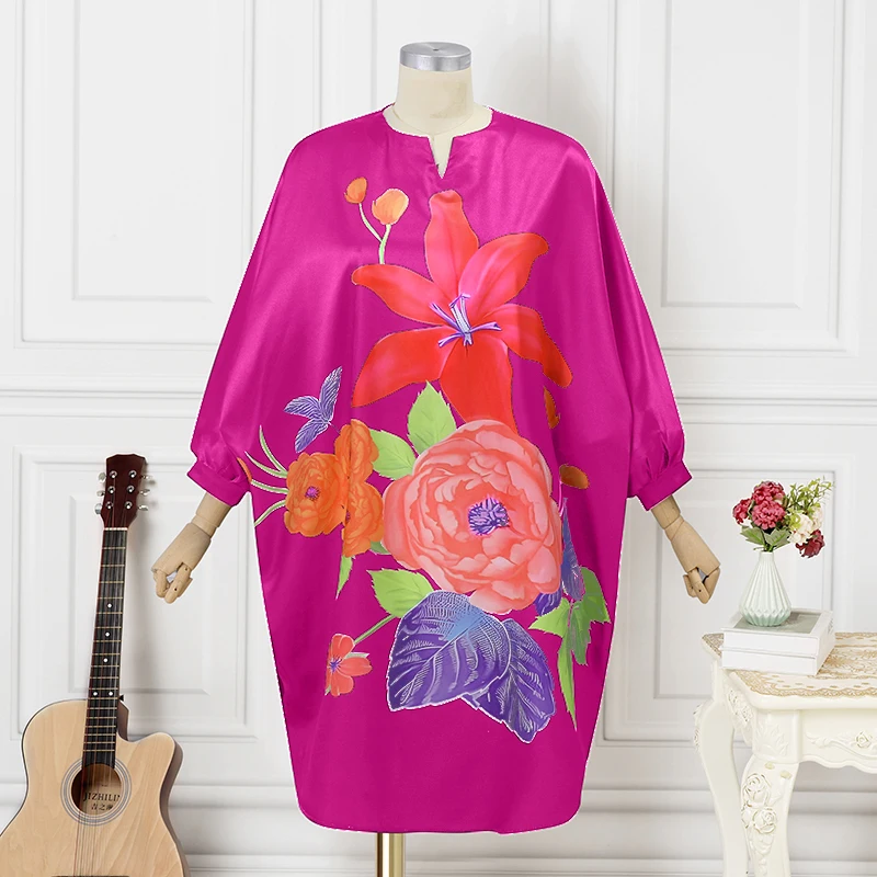 Plus Size 5XL VONDA Women Sund - Midi Skirt Floral recensione e prezzo